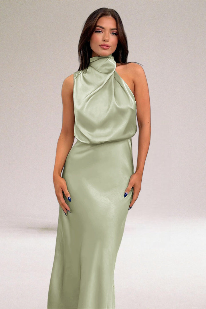 Kvinnors Klänning | Halterneck Maxi