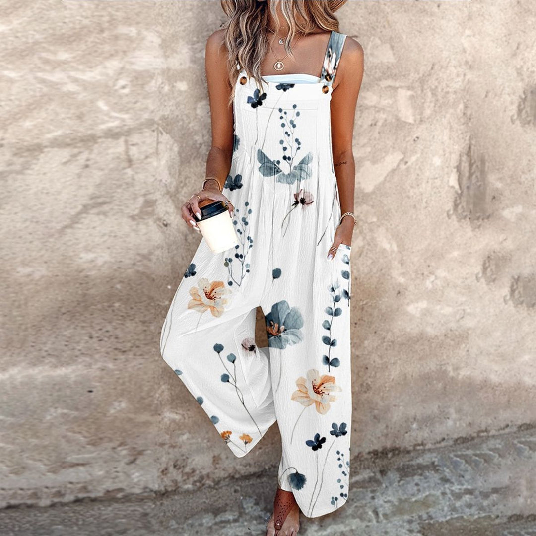 Kvinnors Vida Byxdress | Ärmlös Blommig