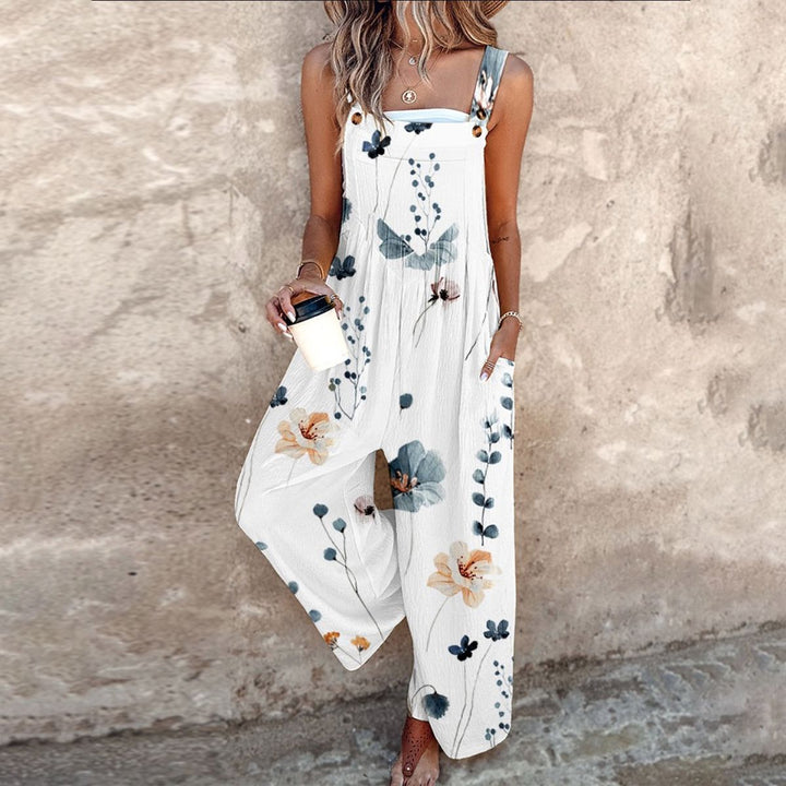 Kvinnors Vida Byxdress | Ärmlös Blommig