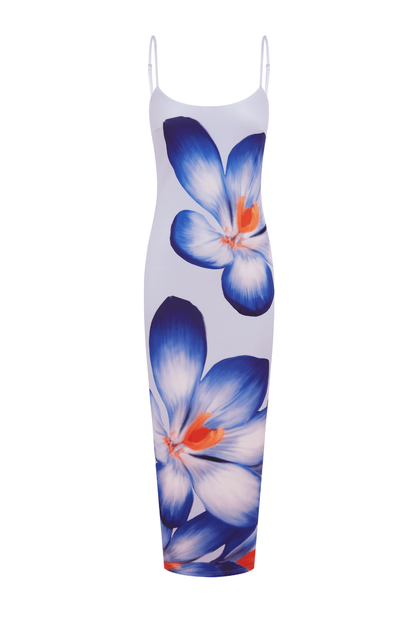Kvinnors Boho Maxi Klänning | Blommig Tryck