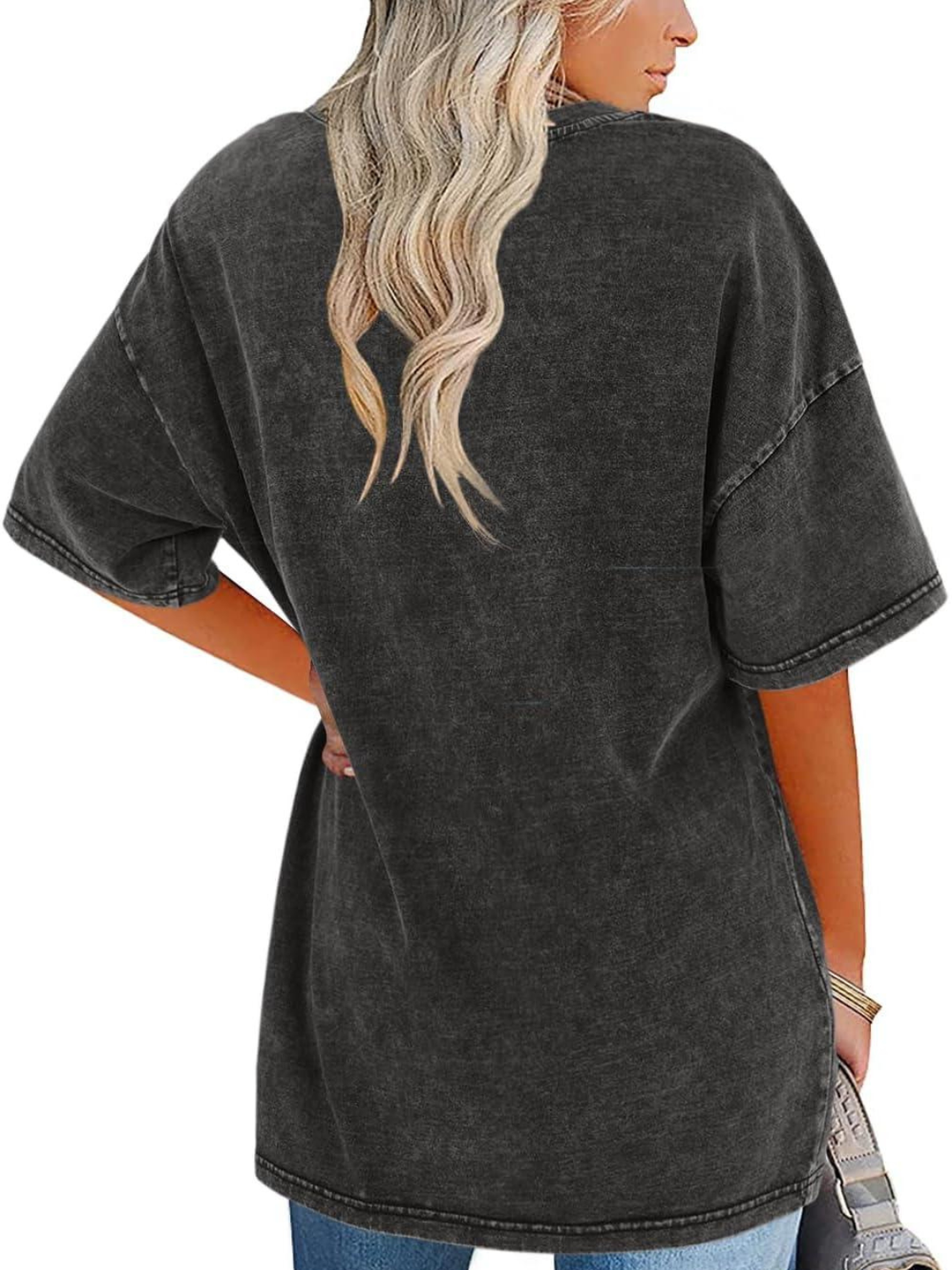 Dam T-Shirt | Oversized Vintage Tvätt