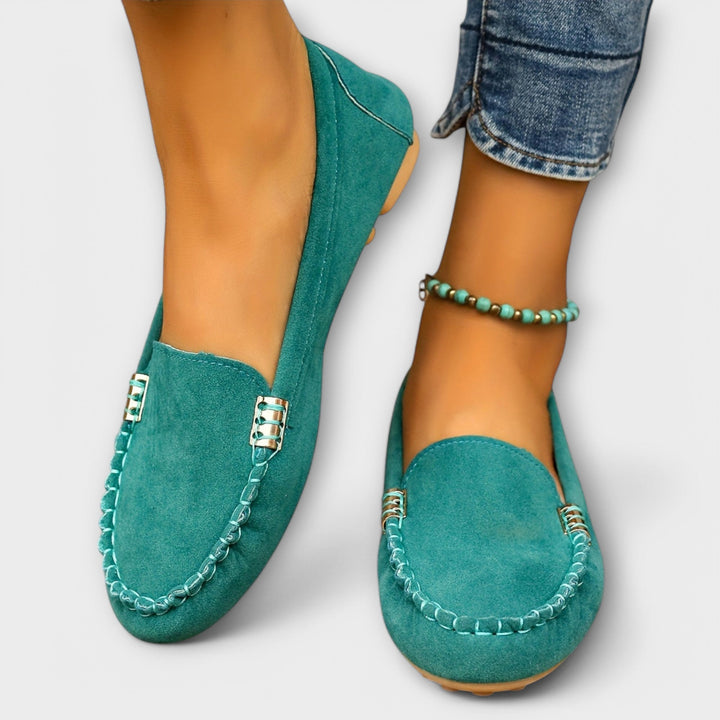 Loafers för kvinnor | Stygnet fram detalj