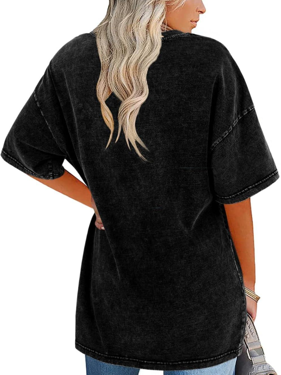 Dam T-Shirt | Oversized Vintage Tvätt