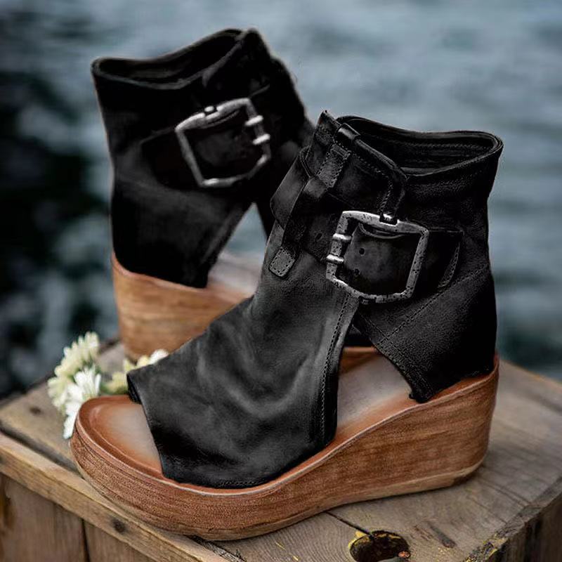 Sandaler för kvinnor | Spänne Rem Wedge Stil
