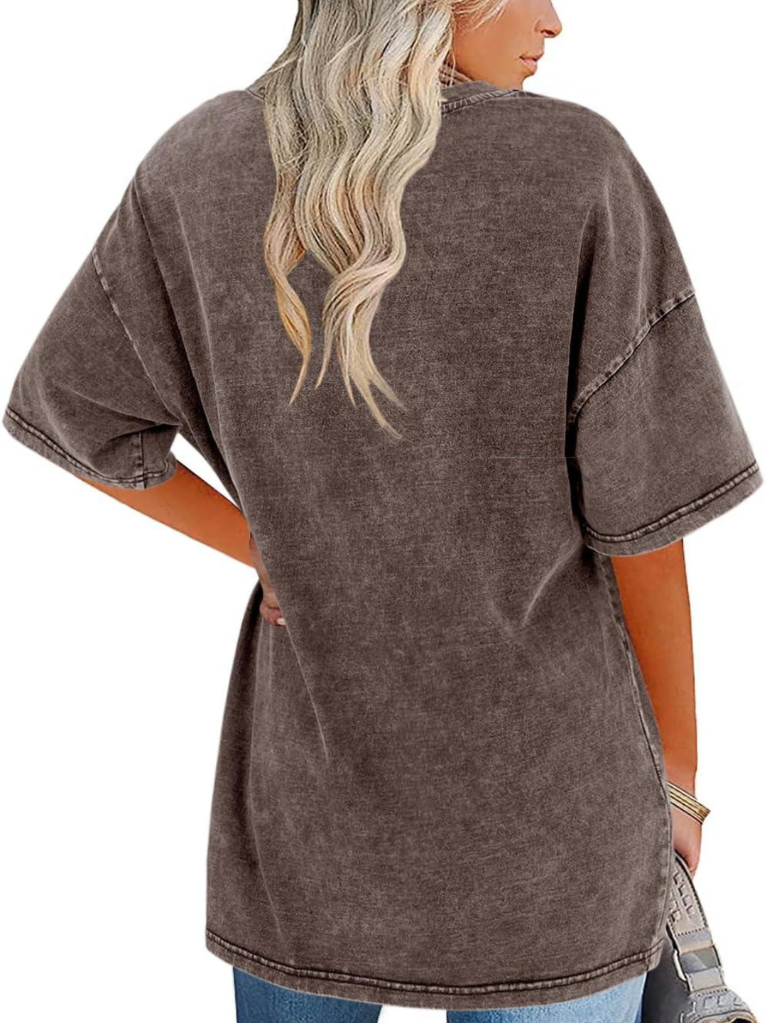 Dam T-Shirt | Oversized Vintage Tvätt