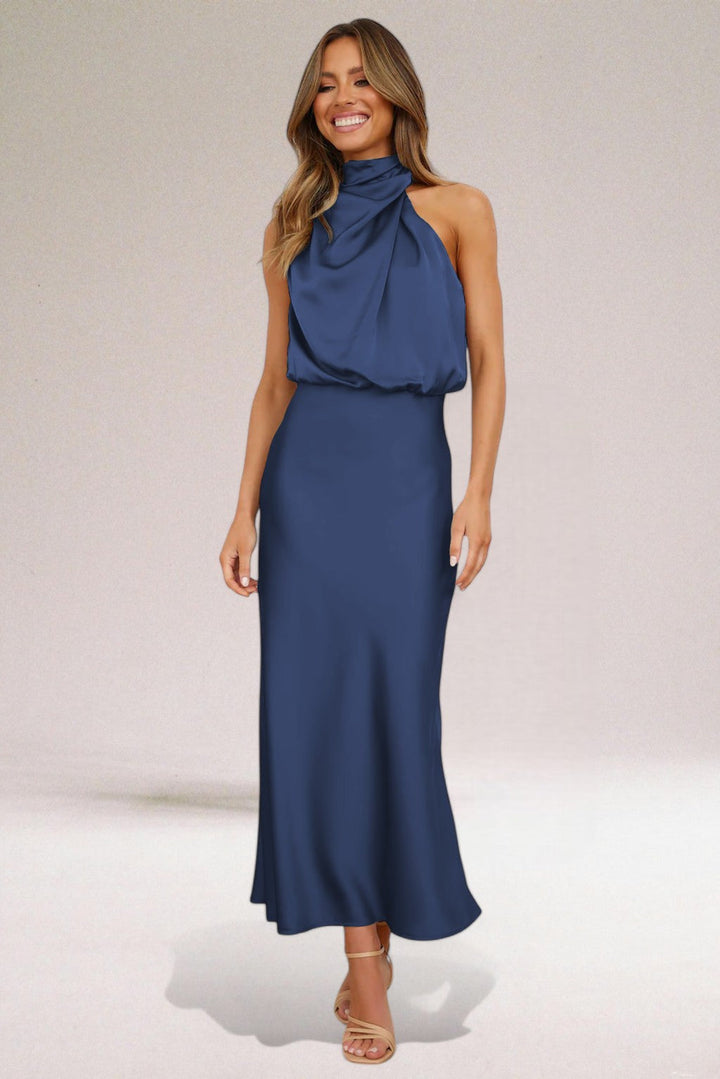 Kvinnors Klänning | Halterneck Maxi