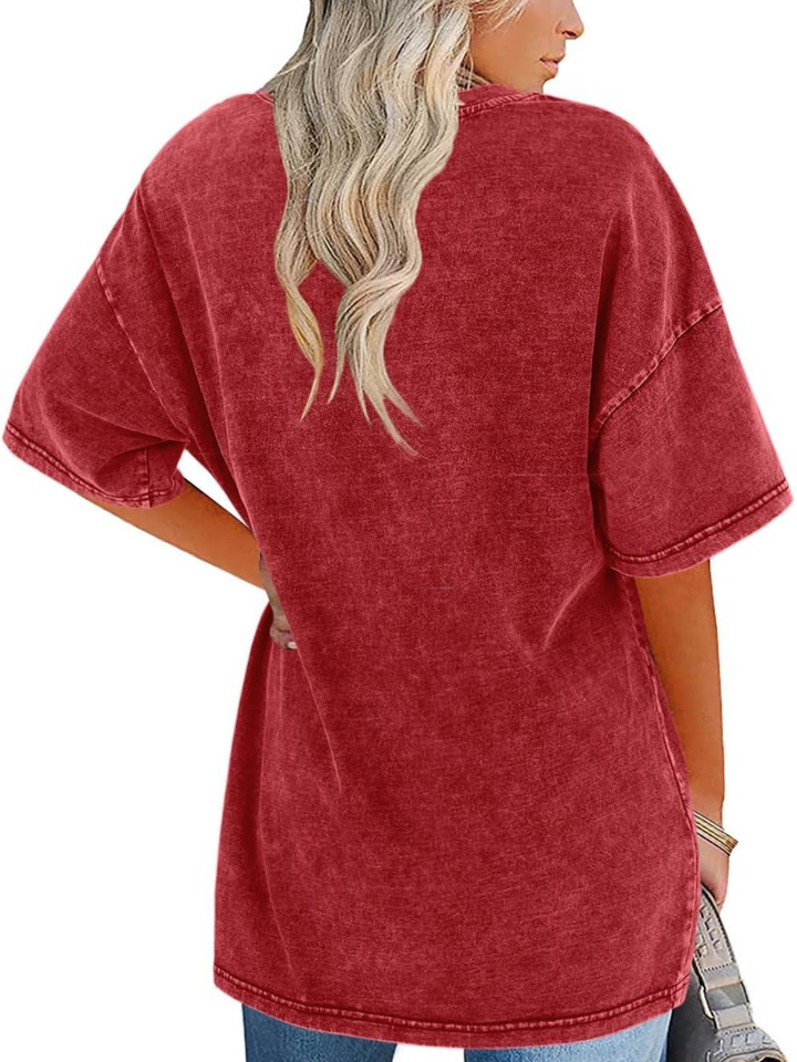 Dam T-Shirt | Oversized Vintage Tvätt
