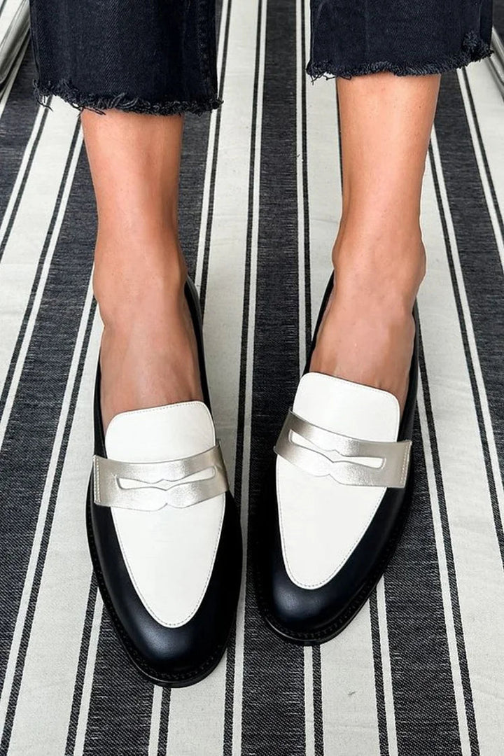 Loafers för kvinnor | Slip On Tvåfärgad