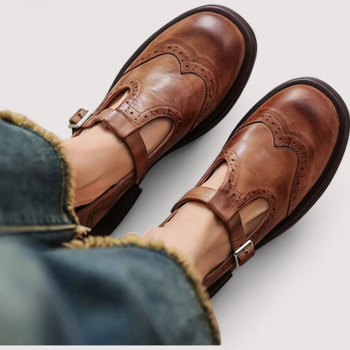 Mary Jane-skor för kvinnor | Brogue-detaljer
