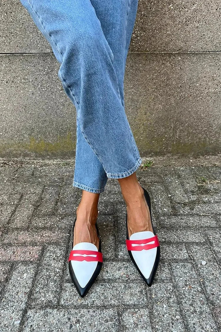 Loafers för kvinnor | Spetsig tå slip-on