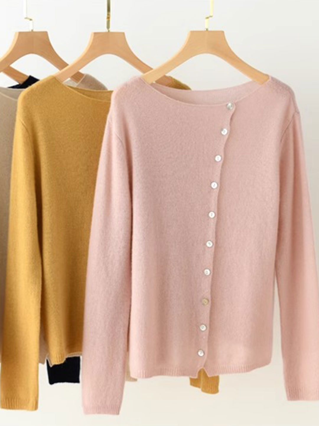 Dam Cardigan | V-ringad Knäppning