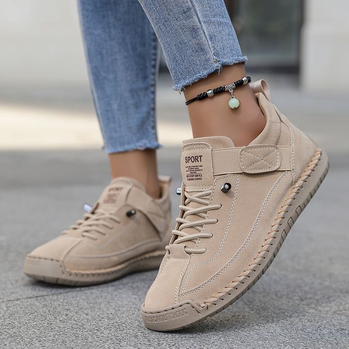 Sneakers För Kvinnor | Låg Klipp Snörningsdesign