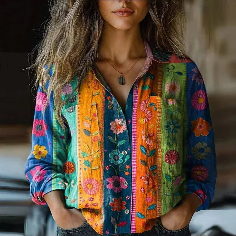Kvinnors Blus | Bohemisk Vintage