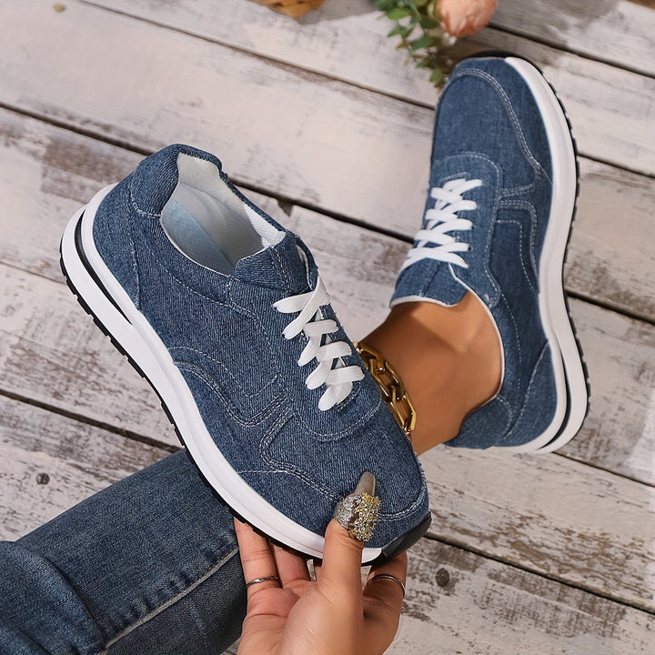 Sneakers För Kvinnor | Ortopedisk Snörning Fram Design