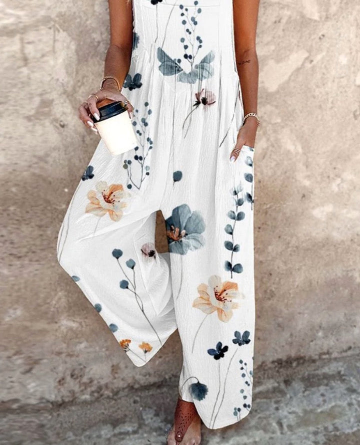 Kvinnors Vida Byxdress | Ärmlös Blommig