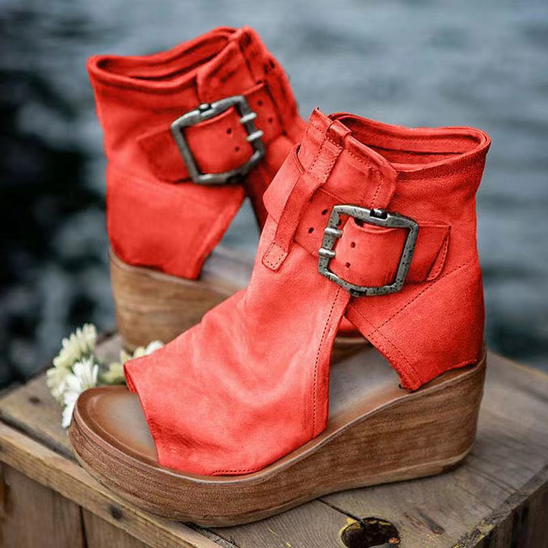 Sandaler för kvinnor | Spänne Rem Wedge Stil