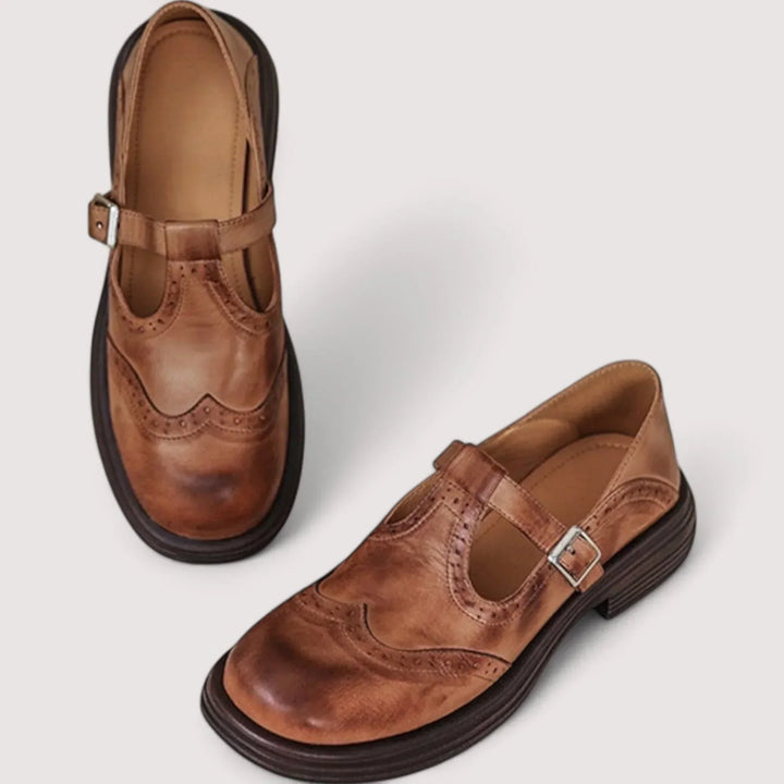 Mary Jane-skor för kvinnor | Brogue-detaljer