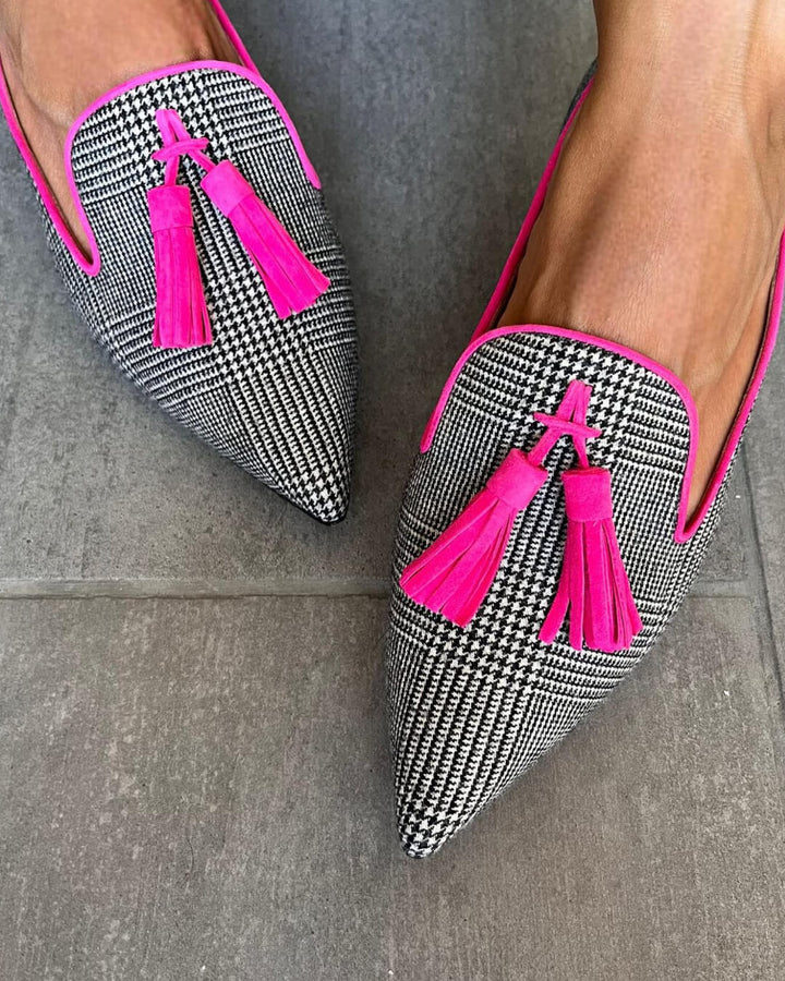 Loafers för kvinnor | Platt sula spetsig tå