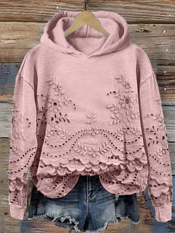 Damhoodies | Blommig Broderi