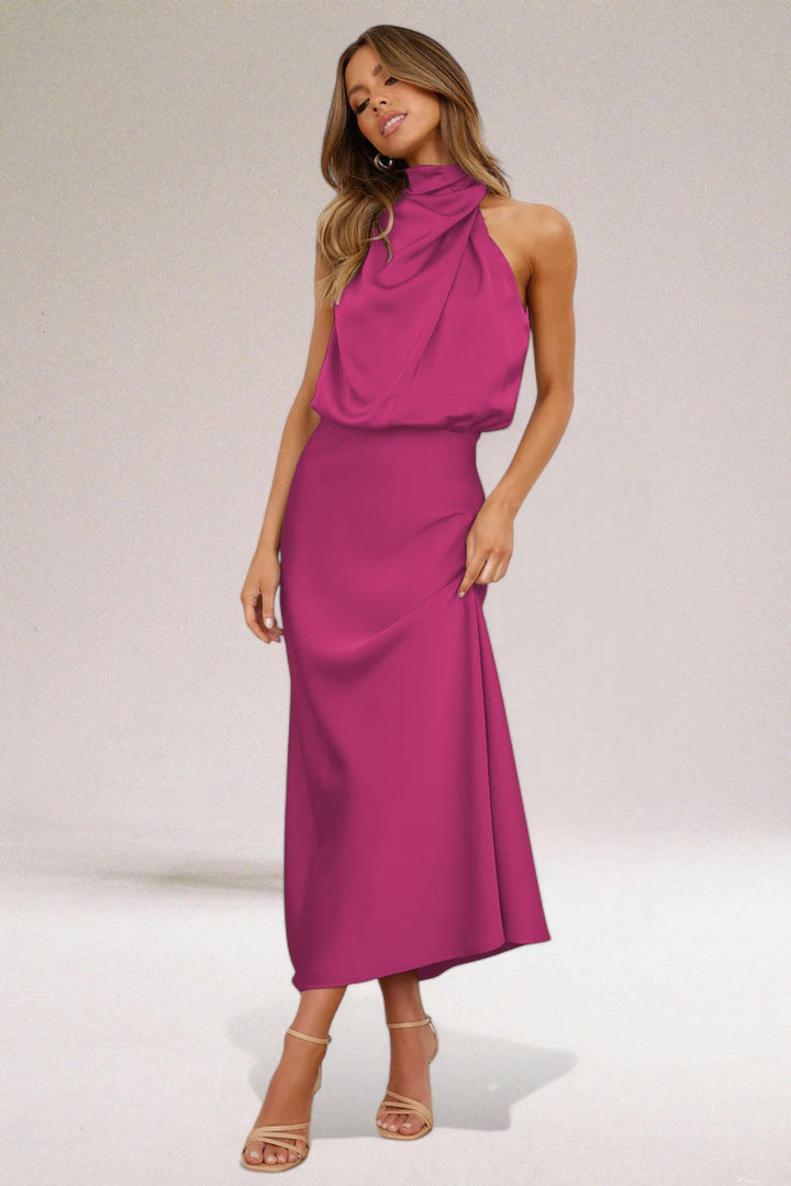 Kvinnors Klänning | Halterneck Maxi