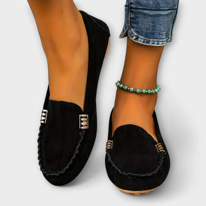 Loafers för kvinnor | Stygnet fram detalj