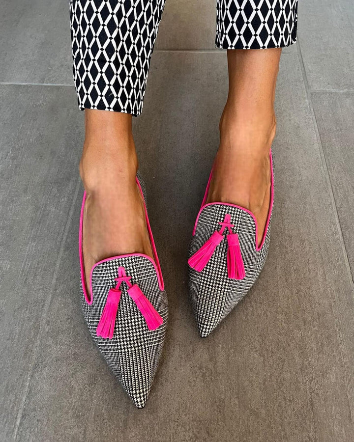 Loafers för kvinnor | Platt sula spetsig tå