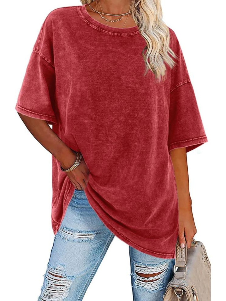 Dam T-Shirt | Oversized Vintage Tvätt