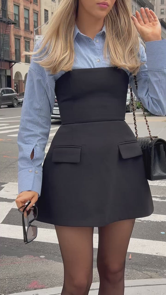 Kvinnors Cocktail Mini Klänning | Off-Shoulder A-Linje