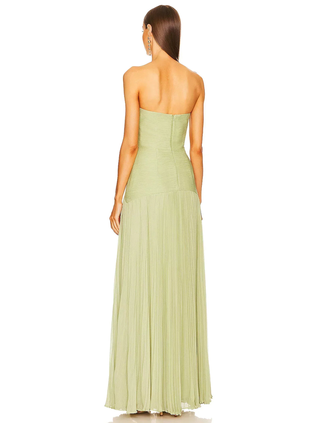 Kvinnors Maxi Sommarklänning | Off-Shoulder Plisserad