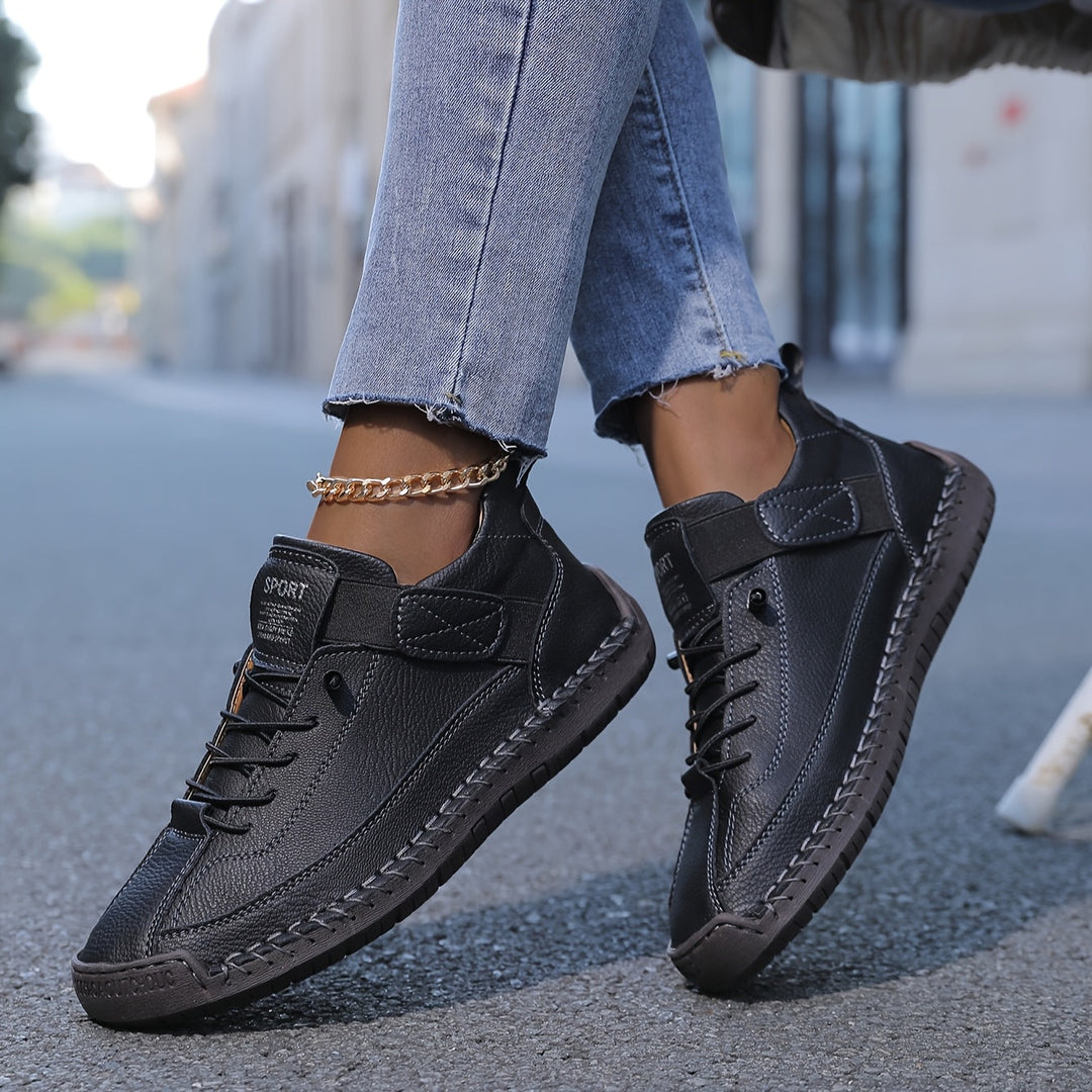 Sneakers För Kvinnor | Låg Klipp Snörningsdesign
