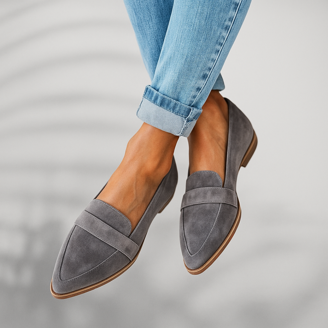 Loafers För Kvinnor | Spetsig Tå Slip-On
