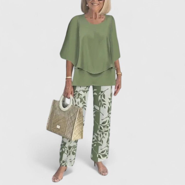 Kvinnors Koordinerad Set | Vidbenig Blommig