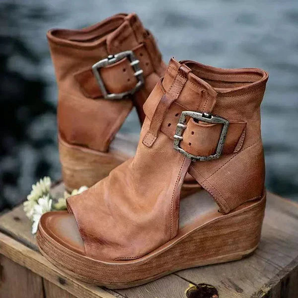 Sandaler för kvinnor | Spänne Rem Wedge Stil