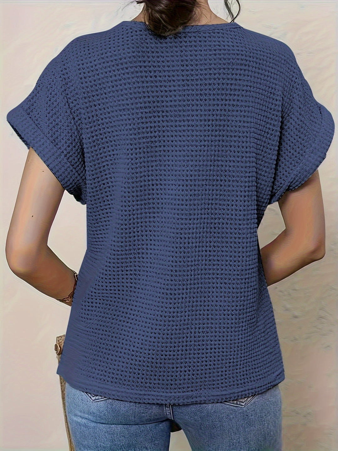 Kvinnors Blus | Dekorativt Virkat Stil