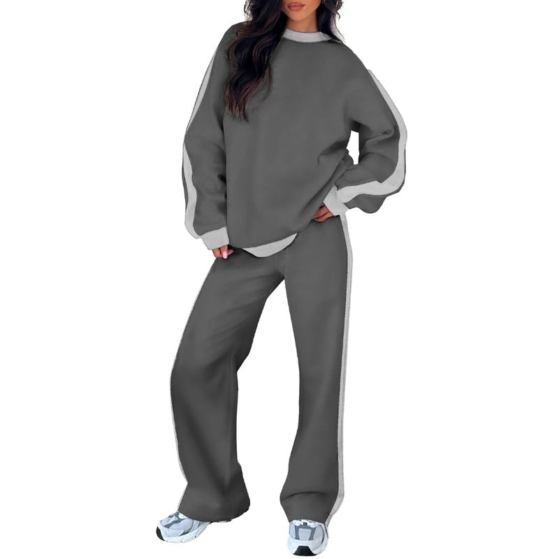 Kvinnors Tvådelade Set  | Sweatshirt och Byxor