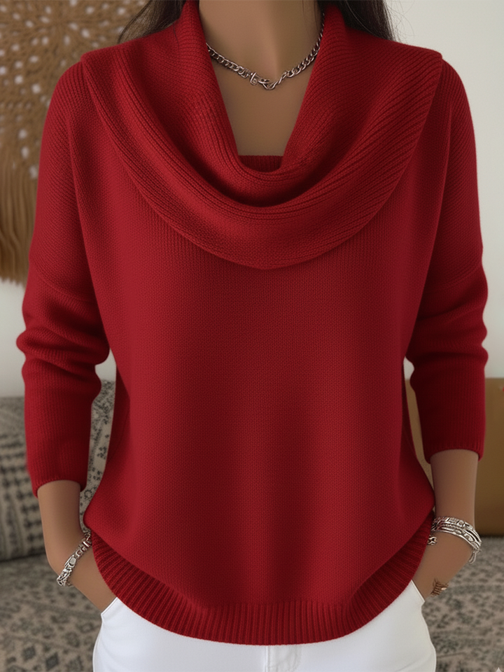 Damtröja | Design med Cowl-krage