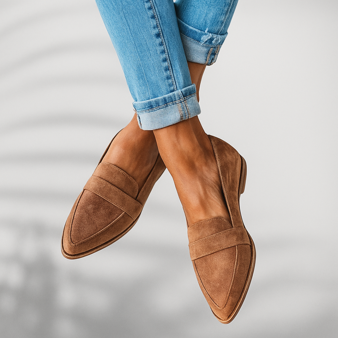 Loafers För Kvinnor | Spetsig Tå Slip-On