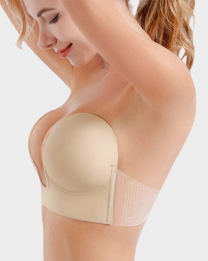 Kvinnors Push-Up Plunge Bh | Djup U-formad Sömlös Design
