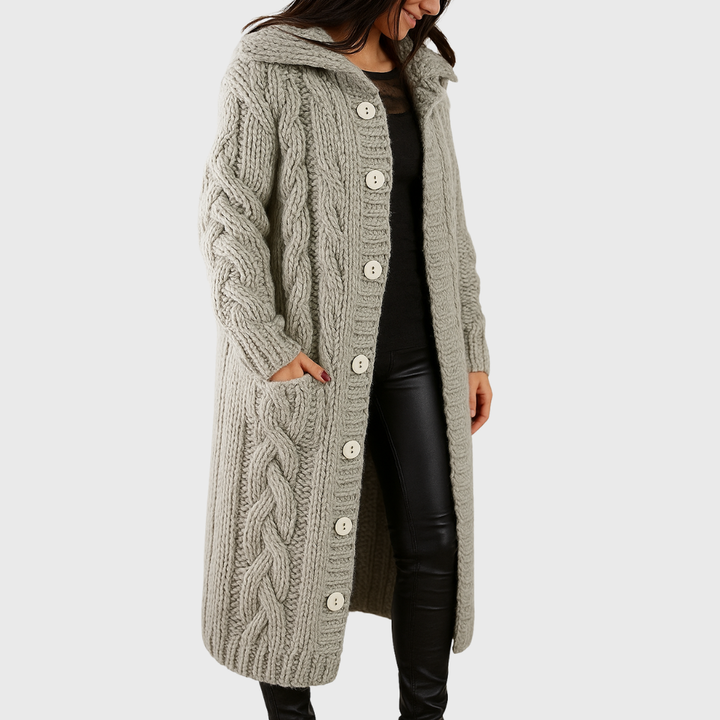 Kvinnors Cardigan | Lång längd