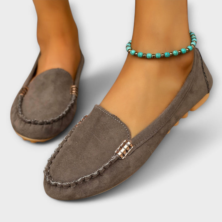 Loafers för kvinnor | Stygnet fram detalj