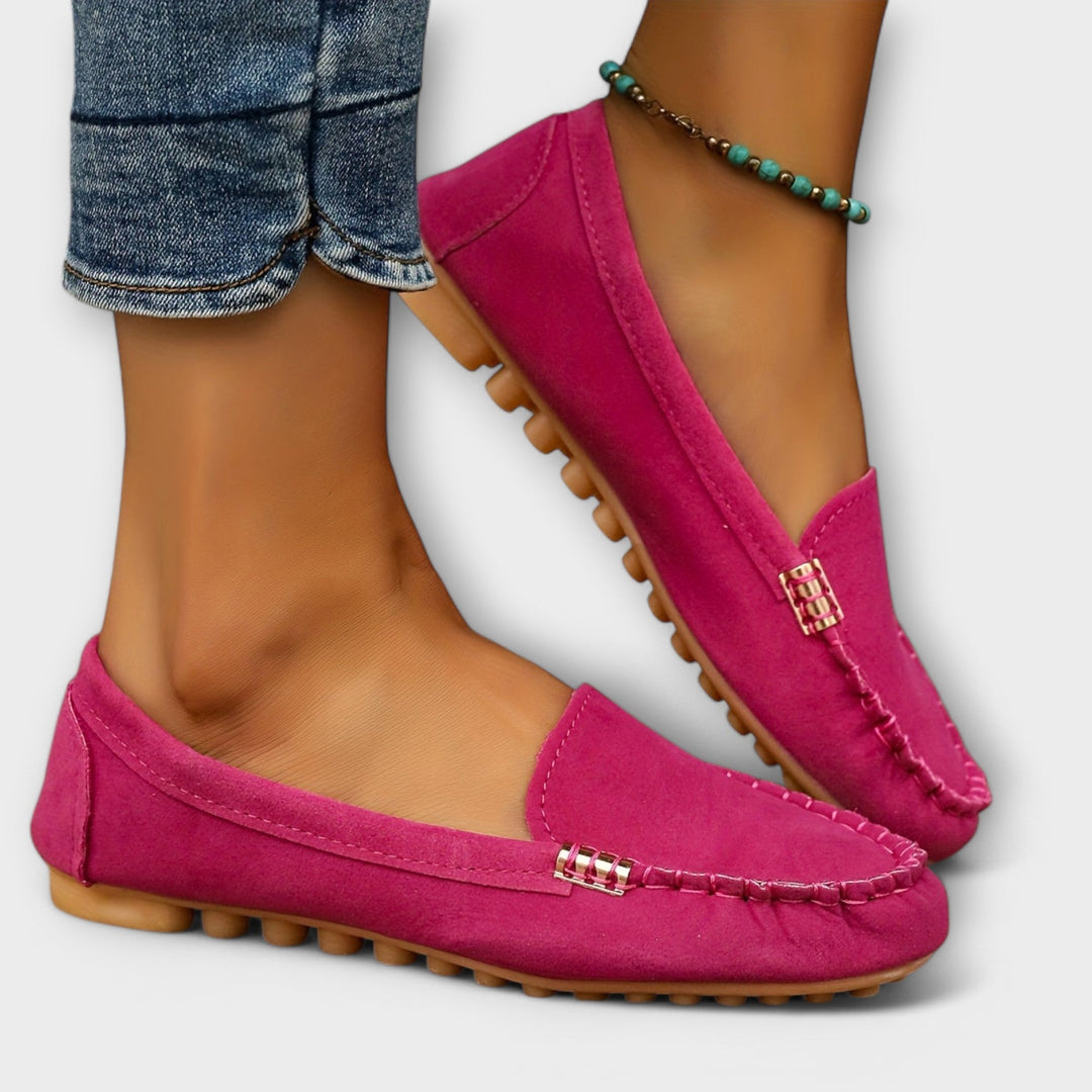 Loafers för kvinnor | Stygnet fram detalj
