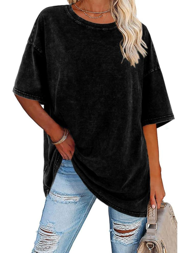 Dam T-Shirt | Oversized Vintage Tvätt