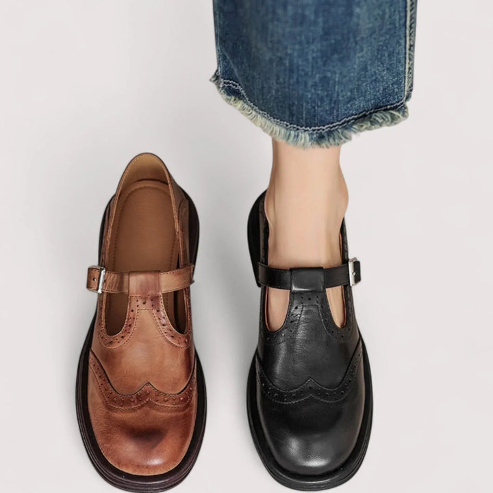Mary Jane-skor för kvinnor | Brogue-detaljer