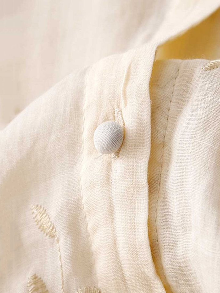 Kvinnors Blus | Broderade Accenter
