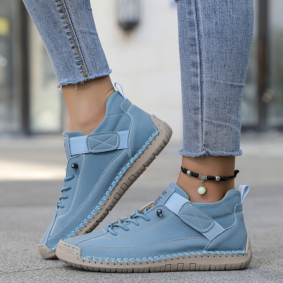 Sneakers För Kvinnor | Låg Klipp Snörningsdesign