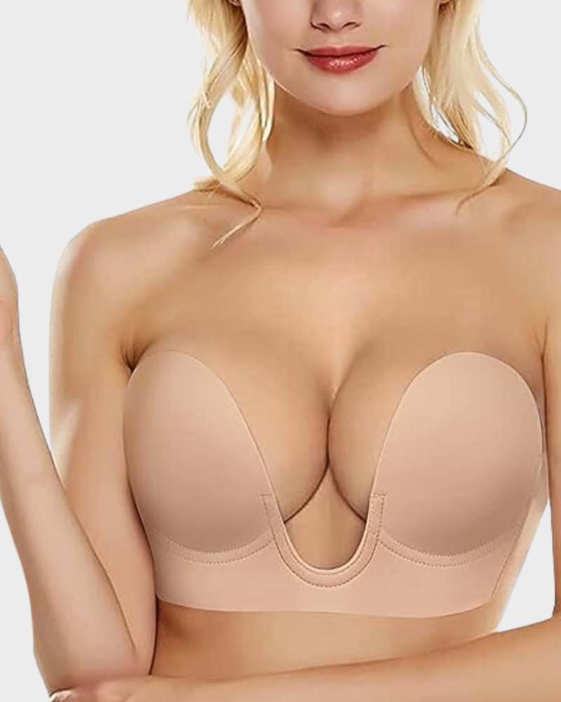 Kvinnors Push-Up Plunge Bh | Djup U-formad Sömlös Design