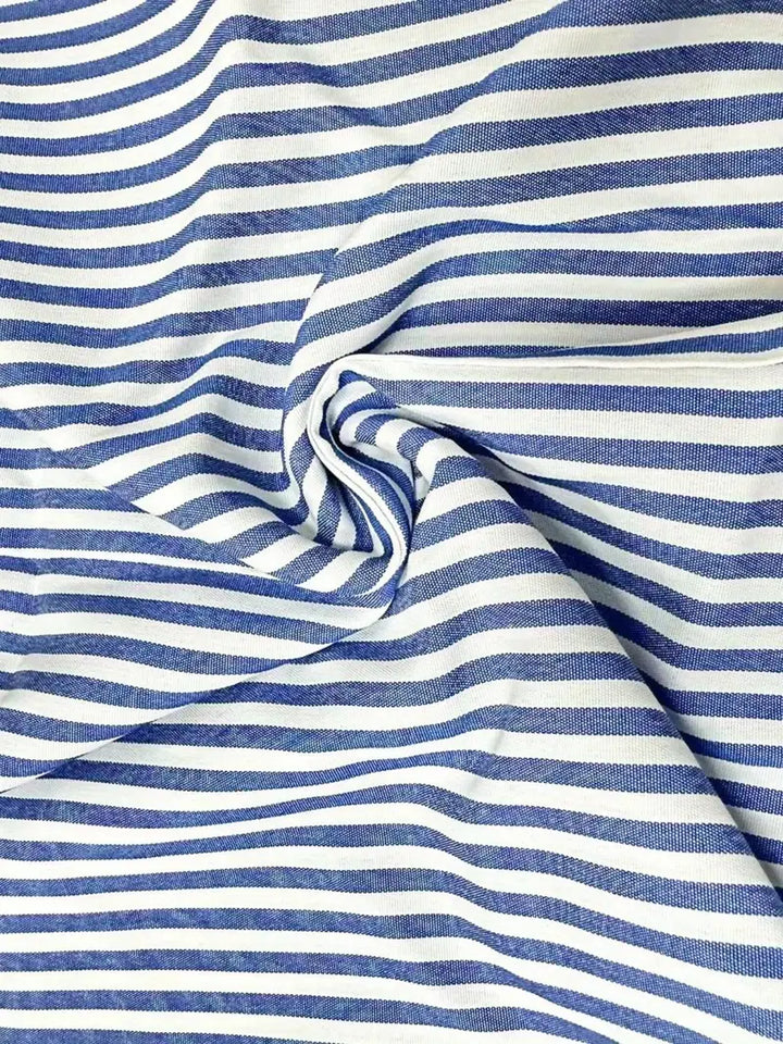 Kvinnors Klänning | Ärm-lös Randig Rundad Hals Pocket Mini