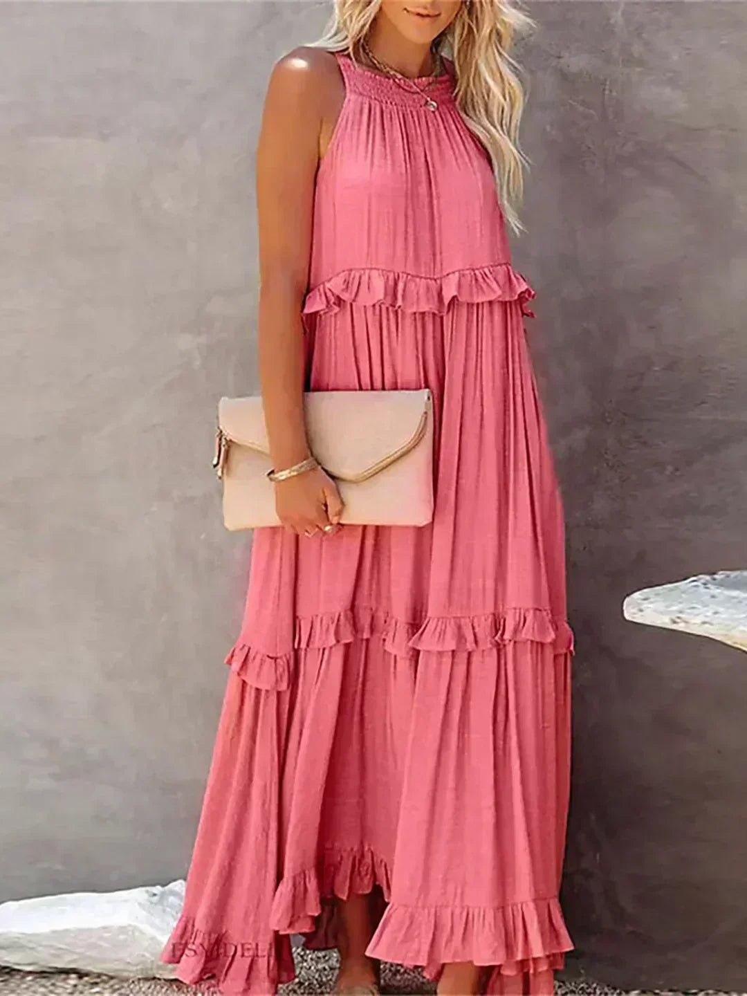 Kvinnors Klänning | Lagerdesign Maxi