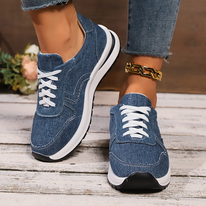 Sneakers För Kvinnor | Ortopedisk Snörning Fram Design