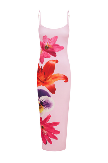 Kvinnors Boho Maxi Klänning | Blommig Tryck